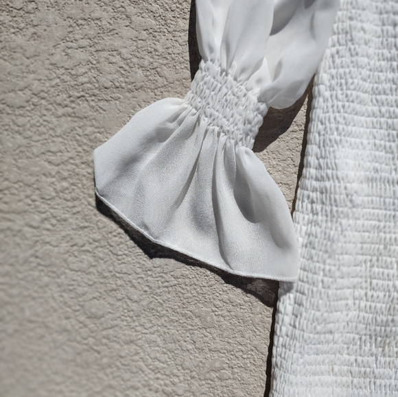 Princess Polly balloon sleeve white dress - Picture 15 of 16